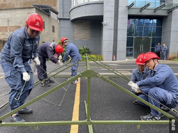 应急特勤队团体实操竞赛（李思超 摄）