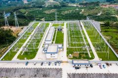 南方电网广西梧州供电局助力蒙山县首座220千伏变电站投产运行