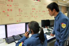南方电网广西梧州供电局中秋佳节在岗 守护电网安全 